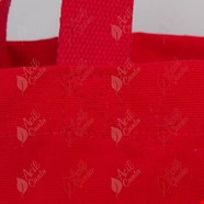 Kırmızı Kanvas Plaj Çantası