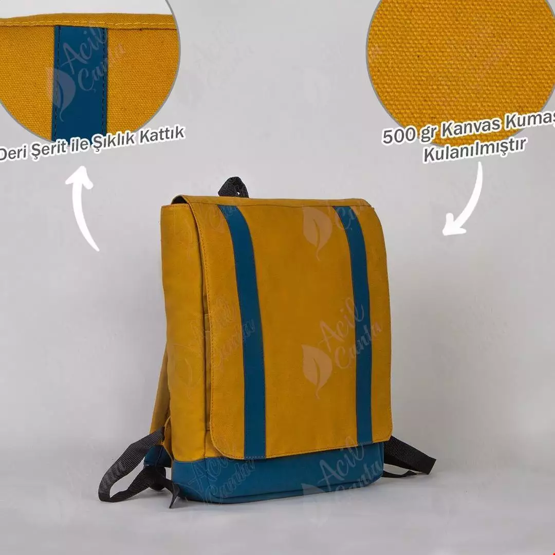 Kanvas Sırt Çantası